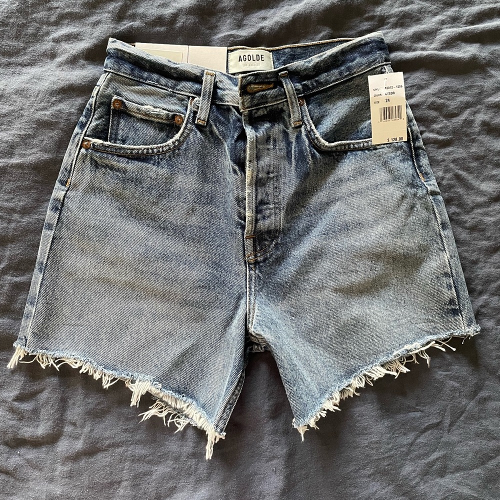 Agolde Riley Short - Size 24 - NWT